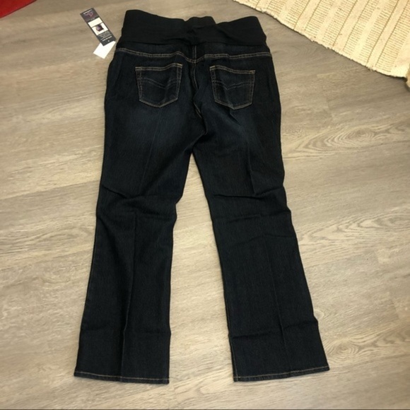 Motherhood Maternity PXL 16-18 Mid‎ Belly Flare Jeans - Picture 7 of 8
